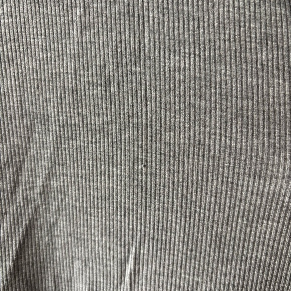 Skims Soft Lounge Heather Gray Ribbed Sleep‎ Top Size XXS - Picture 6 of 6